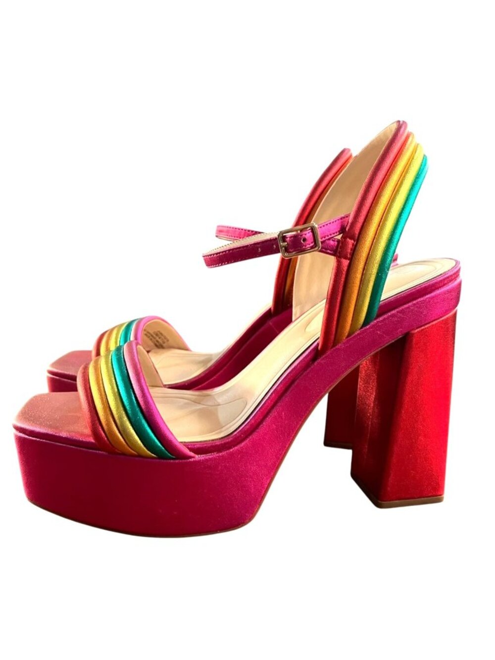 Jessica Simpson Bautista Metallic Platform Sandal Size 10